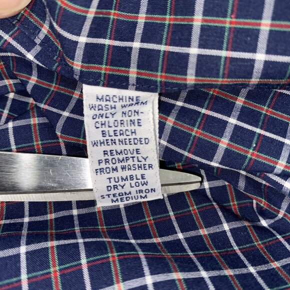 VTG Ralph Lauren Blake Men’s XXL 2 Ply multicolor Purple Gingham check - Picture 6 of 7